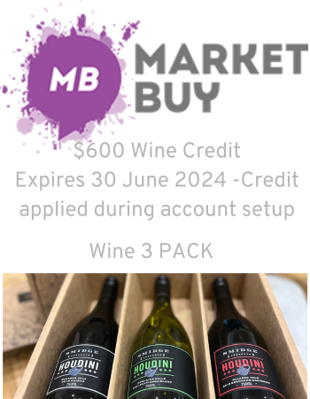 Market Buy $600 Wine Credit & $139 Bonus Gift Pack